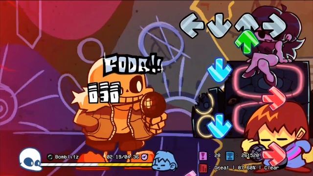 FNF Bomblitz but Sans and Frisk| Psych engine Android смотреть онлайн
