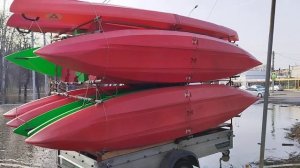 перевозка байдарок прицепом, максимальная загрузка