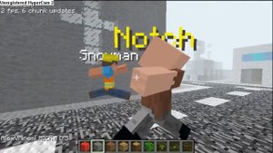 Notch on MineCraft