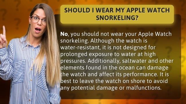 Should I wear my Apple Watch snorkeling? смотреть онлайн