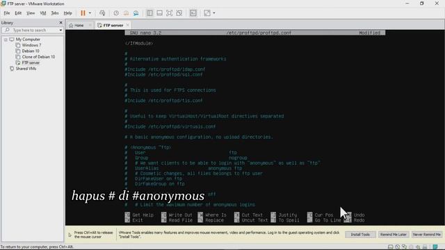 CARA KONFIGURASI FTP PROFTPD DI DEBIAN смотреть онлайн