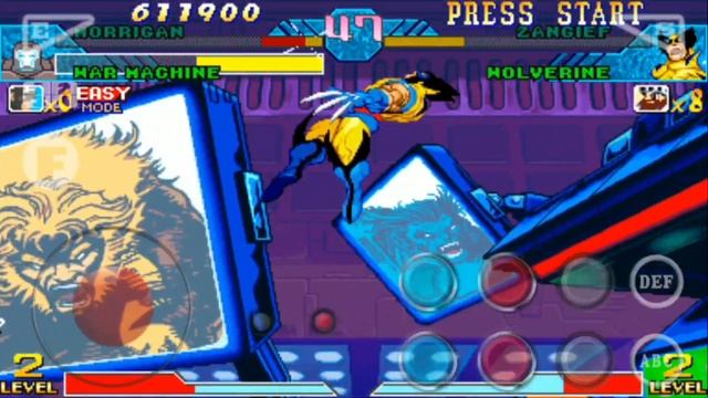 Cómo jugar MARVEL VS CAPCOM Arcade en tu teléfono para ANDROID con todos los personajes! - Gameplay смотреть онлайн
