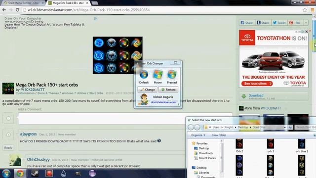 How To Change The Start Button On Windows 7 смотреть онлайн
