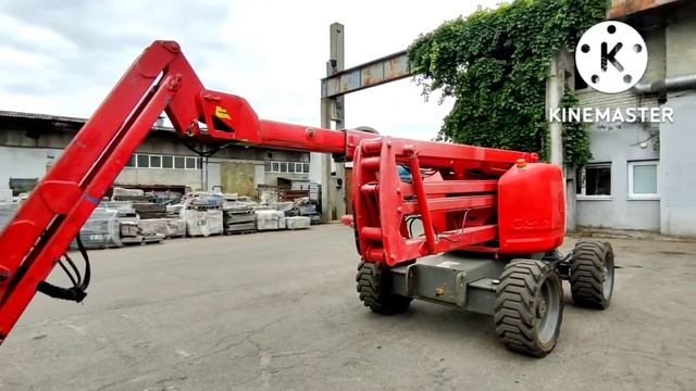 Демонстрация работы коленчатого подъемника Genie Z45/25 2005г.в.