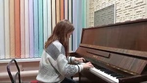 Этюд К. Черни. Соч. 718 #11. Исполняет Кира Глазунова, 4 класс, музыкальная школа 1. Челябинск.