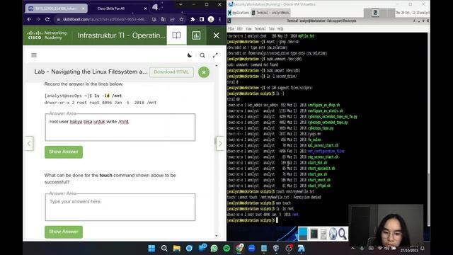 2.5.4 Lab - Navigating the Linux Filesystem and Permission Settings