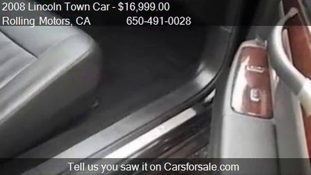 2008 Lincoln Town Car - for sale in San Bruno, CA 94066 смотреть онлайн