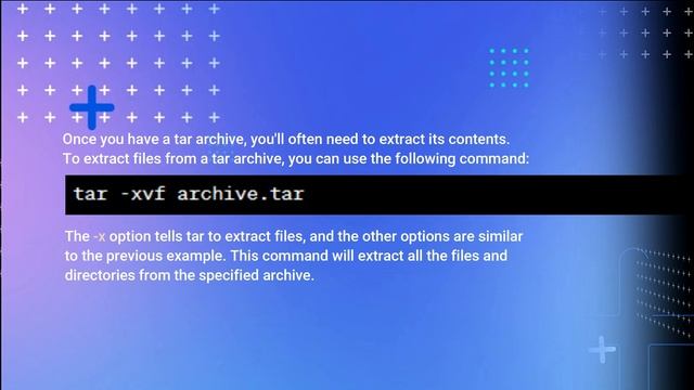 How to Use The tar Command on Linux