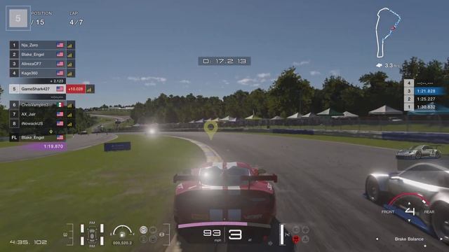 Gran Turismo 7: Daily Race, Course Michelin Raceway Road Atlanta, Viper GT3-R 2015 смотреть онлайн