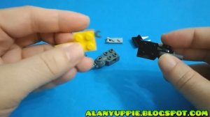 Tutorial:  LEGO Creator 31102 (Fire dragon) alternate design : Transformer Bat/ Mindwipe