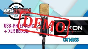 Конденсаторный микрофон PROEL EIKON CM14USB - демонстрация звучания