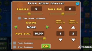 как пользоваться тригером rotate