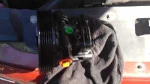 DODGE CALIBER SXT 2010 POWER STEERING PUMP REPLACEMENT