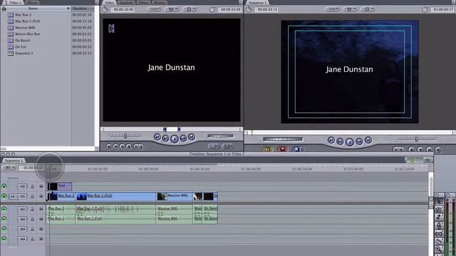 Final Cut Pro Titles 1 смотреть онлайн
