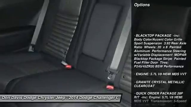 2014 DODGE CHALLENGER Arlington TX E24939