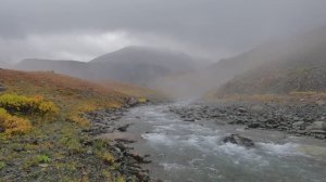 Красивая погода над Нефритовым водопадом.
Полярный Урал. Рай-Из.