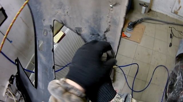 МАЗДА6 Ремонт бампера. Mazda 6 bumper repair. Первая часть.