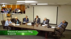 Finance Committee Meeting 9/23/19