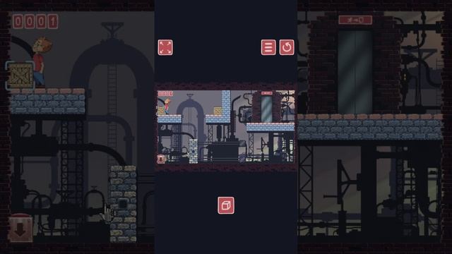 Проходим 1-й уровень игры Побег Альберта Alberts Escape shorts gameplay indie