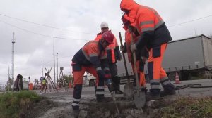 На ЛГОКе профессиональный праздник отметили работники дорожного хозяйства