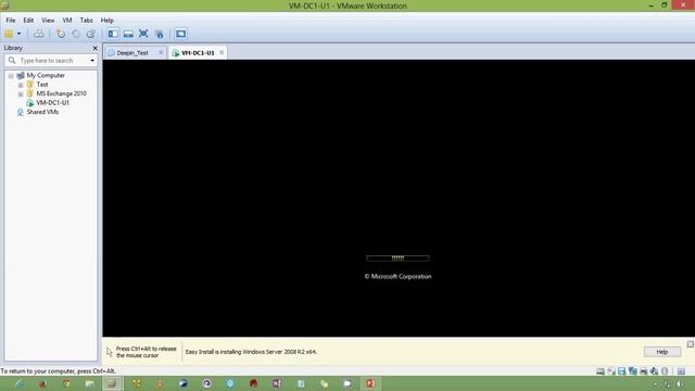 Windows Server 2K8 Installation in VMware Workstation смотреть онлайн