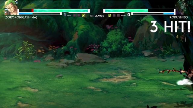 Zoro Onigashima VS Kokushibo V3(All Form) in Jump Force Mugen смотреть онлайн