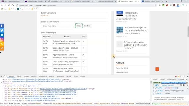 Locators-Part 1: How to spy elements using different Locators in Selenium WebDriver?