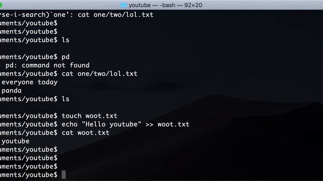 Mac/Linux Terminal Tutorial, Lesson 3