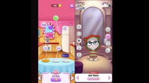 My Talking Tom 2 VS My Talking Angela | Unlimited Money | GAMEPLAY 4U