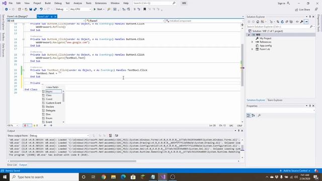 How to make a web browser in Visual Studio! (Part 2) смотреть онлайн