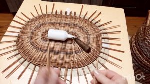 Овальный короб ( корзина) для белья Часть 2