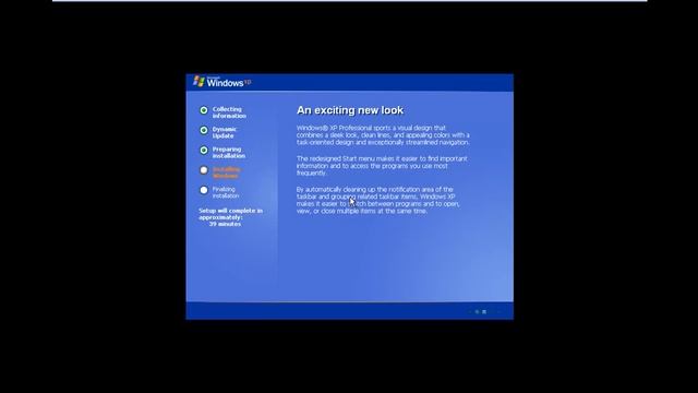 Windows XP Installation Step by Step смотреть онлайн