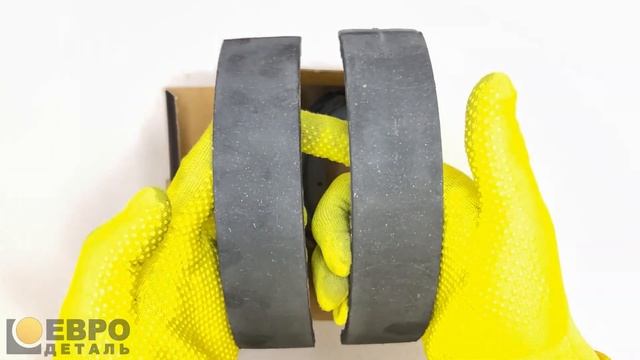 Колодки заднего тормоза для ВАЗ 2108-2115, 1117-1119, 2170 - ЕВРОДЕТАЛЬ - ED4-108B смотреть онлайн