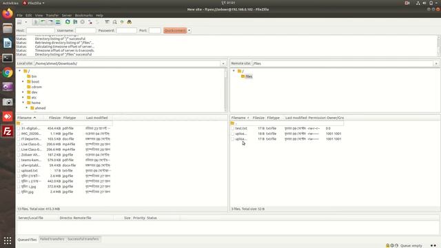 I will install vsftpd (FTP Server) with Filezilla Connection in Ubuntu Box!!!