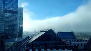 Залипательное видео бегущих облаков. Таймлапс