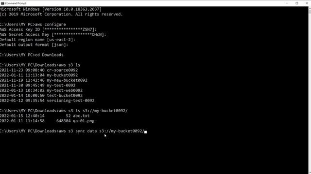 AWS Labs | Share Personal Folder in S3 Bucket |AWS CLI|New Dashboard 2022|AWS Tutorials|OneMinuteLa