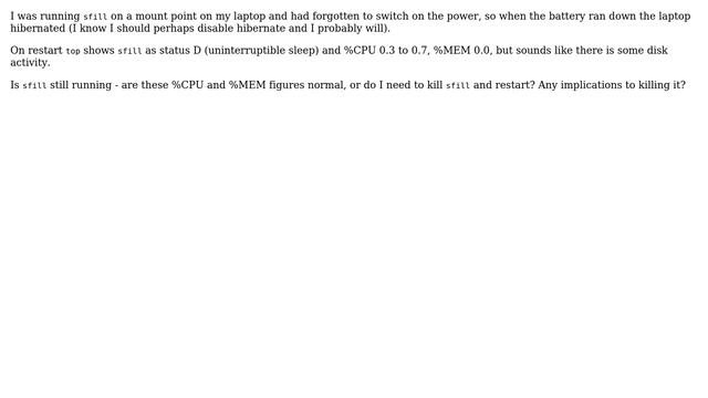 Unix & Linux: Is a process still running after hibernate? смотреть онлайн