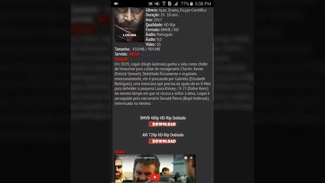 Baixar Logan Dublado - Direto no Android ou PC смотреть онлайн