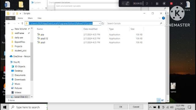 Python Path set-up for your system manually.....#pythontutorials #pythonbeginner #pythonstatus