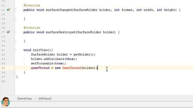 Android Game Development - Create GameView class
