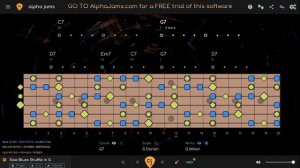 SLOW BLUES SHUFFLE JAM TRACK _ Guitar Backing Track in G (77 BPM)