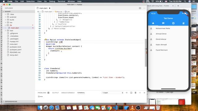 flutter tutorial - 005: working with listview.builder and routing (persian)