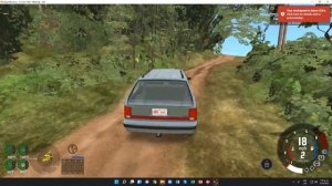 BeamNG.drive 0.15.0.5.7940 (Time Trials) (Pontiac 6000 Safari Station Wagon [