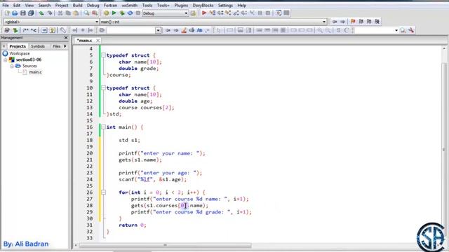 Nested Structure in C Programming Language Tutorial  ||  Must Watch  -  English