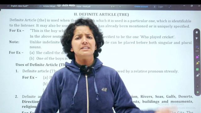 HP SI 2022-23 Online Course || English Class 6 || Article смотреть онлайн