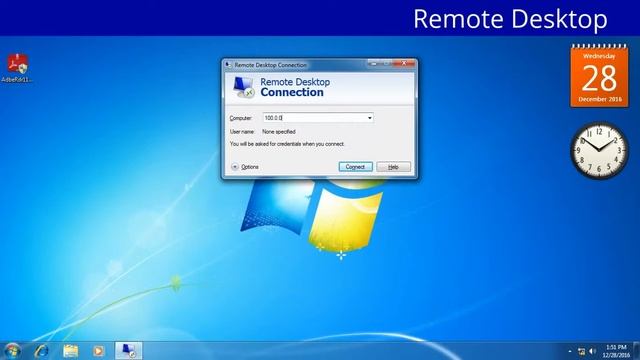 Windows 7: Remote Desktop смотреть онлайн