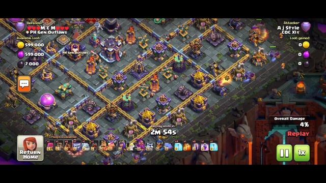 Yeti + super wizard + ice golem + bats th15 attack strategy🔥🔥🔥 смотреть онлайн