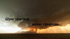 Звук урагана. Звуки природы. Сила ветра