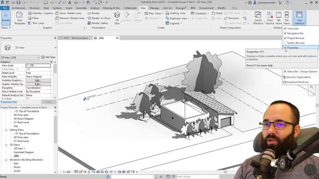 Revit Beginner Tutorial - User Interface смотреть онлайн