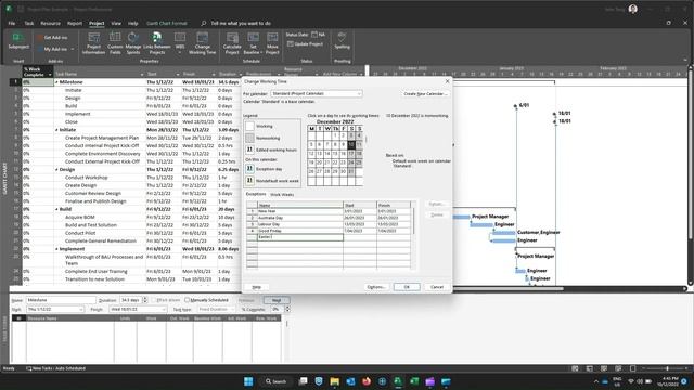 #2 How to Incorporate Public Holidays into Microsoft Project смотреть онлайн
